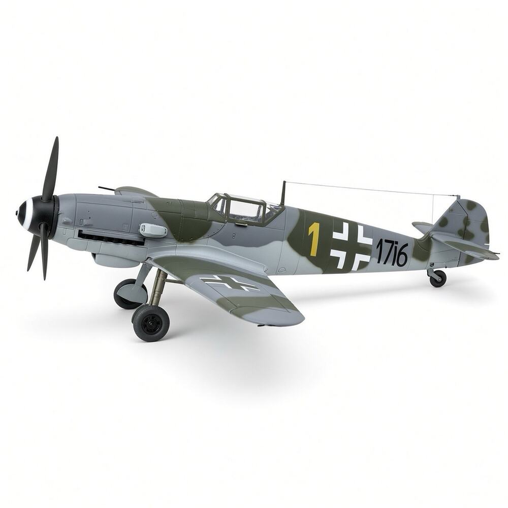 New-Ray Messerschmitt Bf 109 Plastic 1:48 Scale WWII German Fighter Model Toy